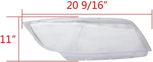 Miniatura 5 de Astra Depot Compatible con 2005-2011 BMW Serie 3 E90 E91 Sedan Wagon xenon faro delantero izquierdo derecho transparente cubierta de lente de faro