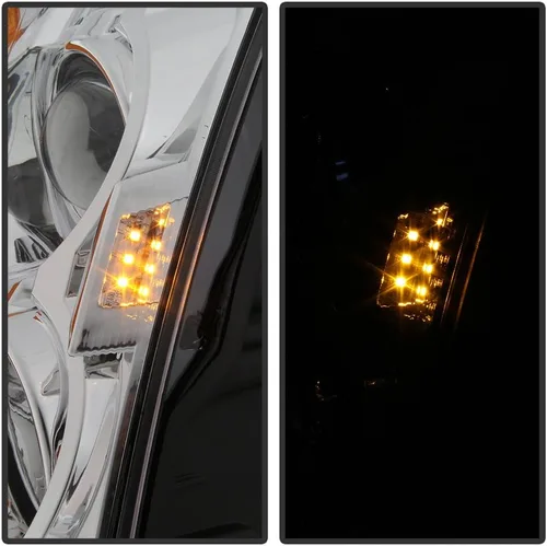 Miniatura 4 de ACANII - Faros de repuesto halógeno para Cadillac CTS 2008-2013, lado del conductor y del pasajero