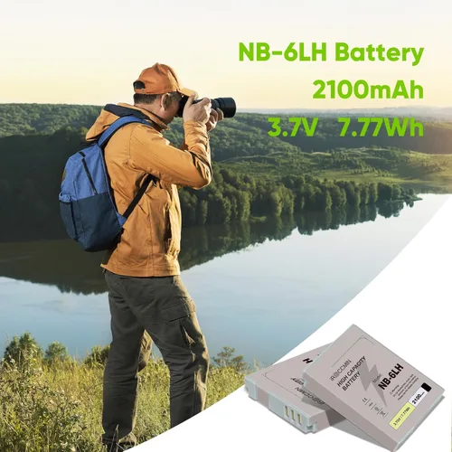 Miniatura 7 de 2 baterías de repuesto EN-EL5 de 2300 mAh para Nikon Coolpix 3700, 4200, 5200, 5900, 7900, P3, P4, P80, P90, P100, P500, P510, P520, P530, P5000
