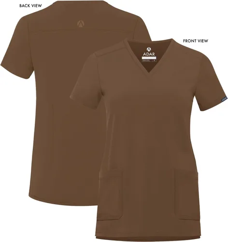 Miniatura 5 de Adar Addition - Ropa quirúrgica para mujer, moderna camiseta médica con cuello en V