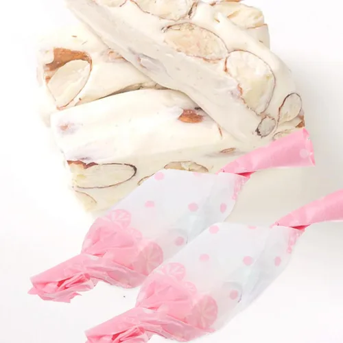 Miniatura 7 de 500 envoltorios de caramelos de turrón impresos con puntos de cera torcida de caramelo, papel de regalo para hornear, para el día de San Valentín