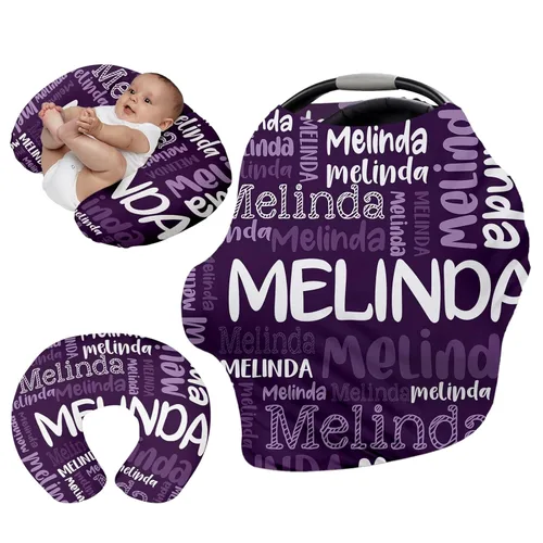 Miniatura 19 de Funda de asiento de automóvil personalizada para bebés, funda de asiento de automóvil multiusos con nombre, fundas de asiento de automóvil, regalos