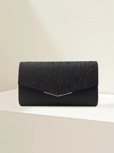 Miniatura 8 de Bolsos de mano con diamantes de imitación para mujer, monederos y bolsos formales, bodas, fiestas, bailes, bolsas de dinero, regalo de Navidad