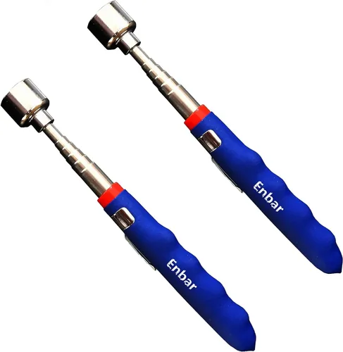 Miniatura 7 de Herramienta magnética telescópica de recogida de 20 libras (9 kg) Extensible Imán telescópico de 31" Herramienta útil para lugares de difícil