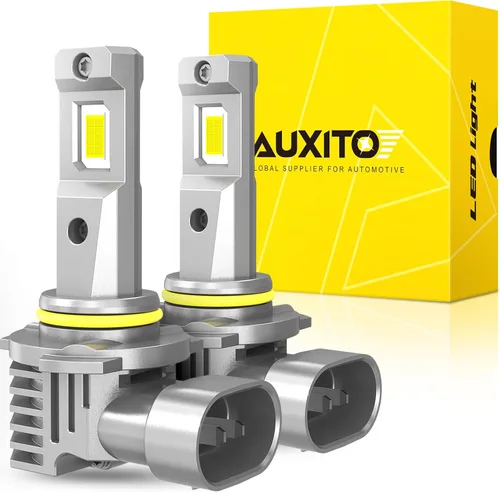 Miniatura 10 de AUXITO Bombillas LED H4 HeadIight 9003 HB2 de haz alto/bajo, 6500 K blanco frío, luces brillantes, Plug and Play, brillo elegante y futurista
