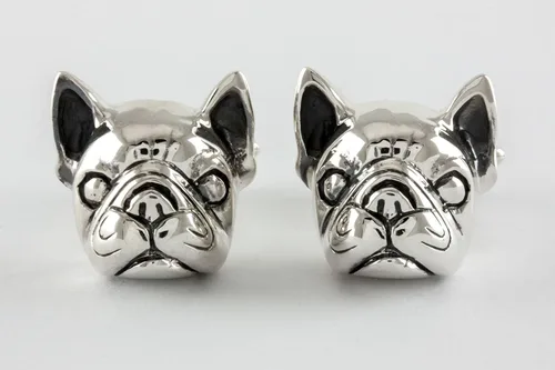 Miniatura 2 de zaunick Bulldog francés Gemelos Plata de ley