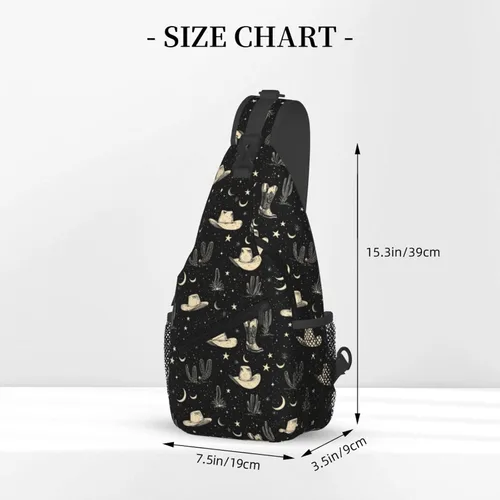 Miniatura 2 de Small Crossbody Bags for Women Men - Vintage Western Cowboy 1 Print Adjustable Shoulder Bag Fanny Packs Belt Sling Bag Crossbody Purses Backpack for