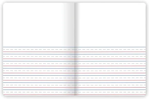 Miniatura 4 de Mead Diario Primario, Paquete de 4, Media Página Rayada, Grados K-2, 7-1/2" x 9-3/4", 100 Hojas por Diario, Colores Surtidos (610051-ECM)