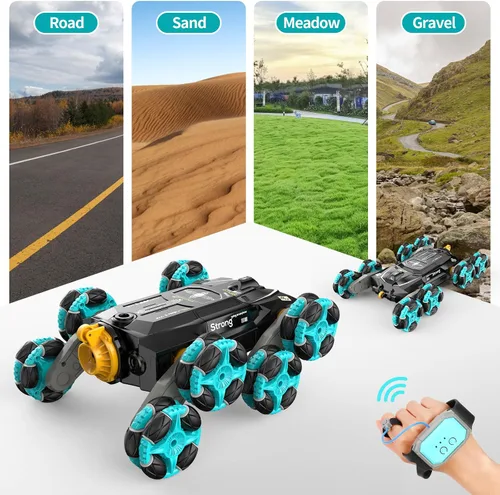 Miniatura 5 de 8WD Vehículos de Acrobacias RC con Detección de Gestos - Juguetes y Regalos para Niños de 8, 9, 10, 11, 12 Años, Niños y Niñas, Coches de Control