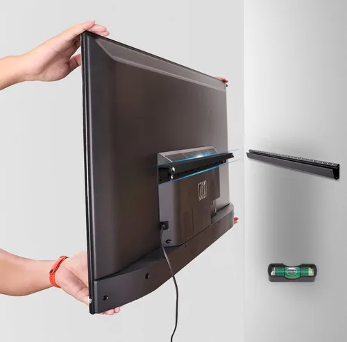 Miniatura 6 de Antimbee - Soporte de pared para TV sin tacos para pantallas de 13 a 55 pulgadas, sin necesidad de tacos, con nivel de burbuja mejorado, VESA máx.