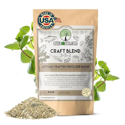 Miniatura 8 de BuildASoil Fertilizante para huerto de vegetales y alimentos orgánicos para plantas Fertilizante orgánico hecho a mano con 15 ingredientes