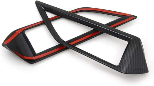 Miniatura 7 de Kadore Cubierta negra de fibra de carbono para Subaru Crosstrek Impreza Sport Limited Premium 2018 2019 2020 2021 2022 2023 2-pc