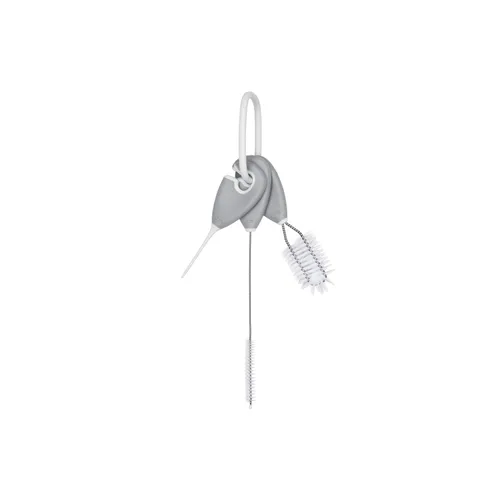 Miniatura 3 de OXO Tot - Juego de limpieza para botellas y tazas, color gris