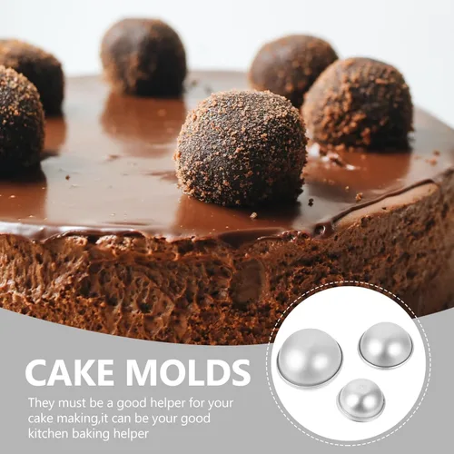 Miniatura 3 de EXCEART Moldes para pasteles de aleación de aluminio para hornear, moldes fáciles de pastelería y tarta de queso para postres y pudines, herramienta