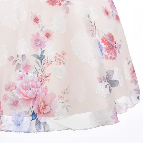 Miniatura 6 de Cosplay Life Floral Dress for Girls and Young Adults Fashion Flower Waistline Kids Party Festival Dress Ages 5-9 Years Old