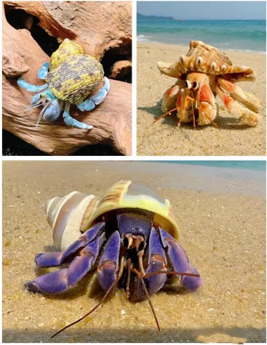 Miniatura 4 de 16 conchas naturales de cangrejo ermitaño de 1.6 a 3.3 pulgadas, turbo de crecimiento para cangrejos grandes a medianos y pequeños, para cangrejos