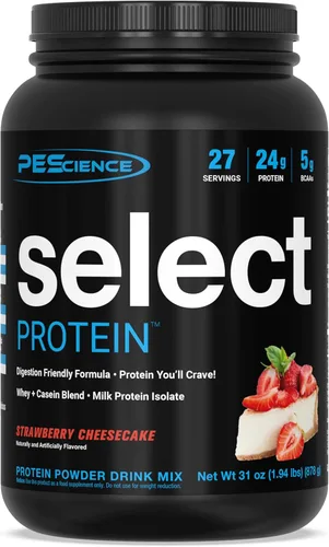 Miniatura 11 de PEScience Select Protein Powder, mezcla de suero y caseína, proteína limpia en polvo para mujeres y hombres, baja en calorías, baja