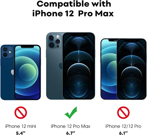 Miniatura 3 de JETech Protector de pantalla de cobertura completa para iPhone 12 Pro Max de 6.7 pulgadas, película de vidrio templado con herramienta de fácil
