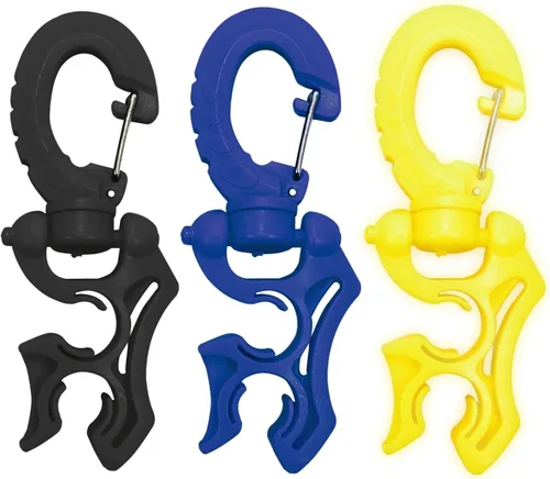 Miniatura 21 de Clip de soporte de manguera de buceo – Organizador de manguera seguro doble LP/HP para configuración BCD y gestión de equipos de buceo – Accesorio