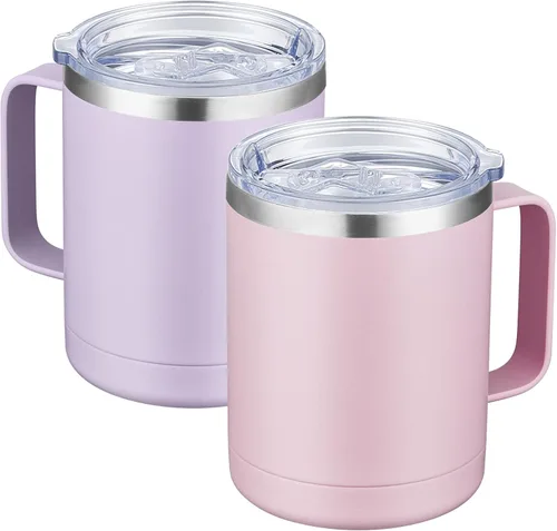 Miniatura 29 de MEWAY - Taza de café con asa, vaso térmico