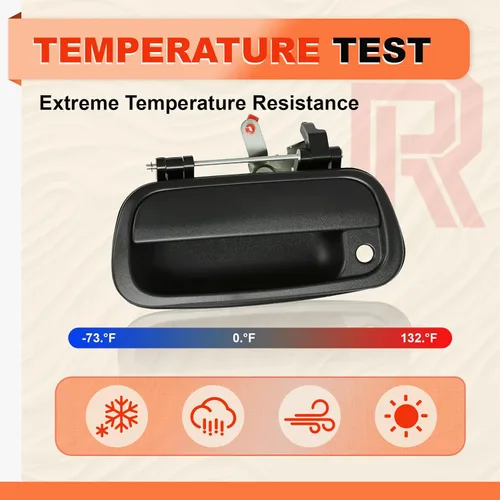 Miniatura 3 de Manija de puerta trasera Tundra resistente con orificio de cerradura compatible con Tundra 2000-2006, manija de pestillo de puerta trasera mejorada