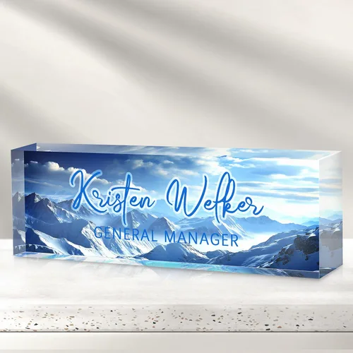 Miniatura 42 de Placa de nombre de oficina personalizada para escritorio, placa de nombre de escritorio, regalos personalizados para compañeros de trabajo, jefe