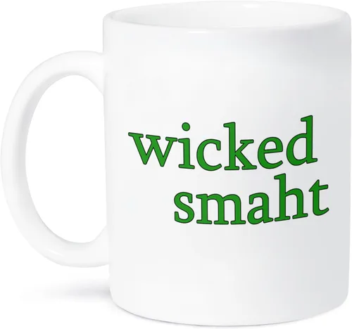Miniatura 10 de 3dRose EvaDane - Citas divertidas - Wicked Smaht. Green. - Tazas (mug_193286_4)