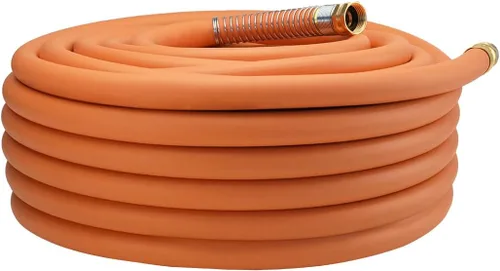 Miniatura 34 de Wiseflow Leader Hose Manguera de agua resistente de 3 x 5/8 pulgadas con accesorios de latón macho a hembra, extensor de manguera corta para carrete