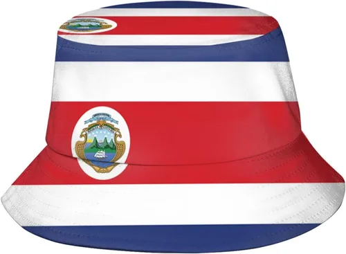 Miniatura 15 de KiuLoam Sombreros de pescador unisex con bandera, sombreros de pescador plegables para exteriores, verano, viajes, senderismo, playa, gorras