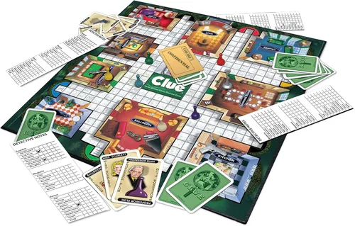 Miniatura 4 de Jego de mesa de misterio de Winning Moves Clue Edición clásica, ninguno , Multicolor