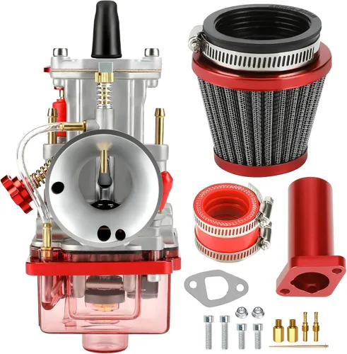 Miniatura 10 de YOXUFA PWK 24 mm Conjunto de tubo de entrada del carburador para Predator 212 224cc 196cc 200cc 6.5hp Motor Coleman CT200U BT200X Baja Warrior