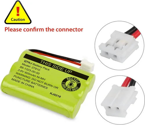 Miniatura 4 de Batería inalámbrica para teléfono Motorola SD-7501 MD7161 AT&T 27910 89-1323-00-00 E1112 E2801 TL72108 Vtech I6725 RadioShack 23-959 (paquete de 2)