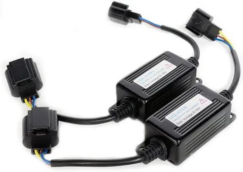 SOCAL-LED LIGHTING H13 9008 Decodificador LED mejorado fuerte Canbus código de error Cancelador de advertencia Adaptador de relé antiparpadeo,