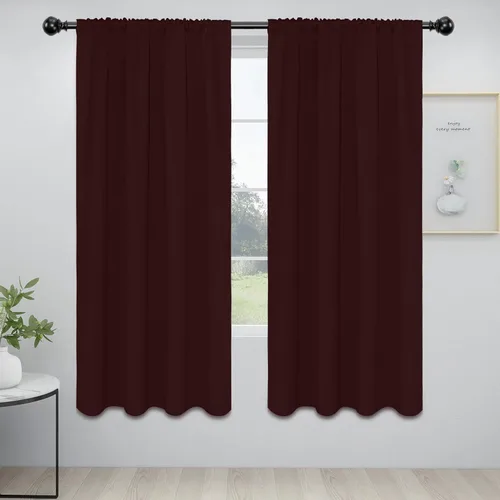Miniatura 103 de Easy-Going - Cortinas opacas con bolsillo para varilla para el dormitorio, cortinas para ventanas que oscurecen la habitación o la sala de estar