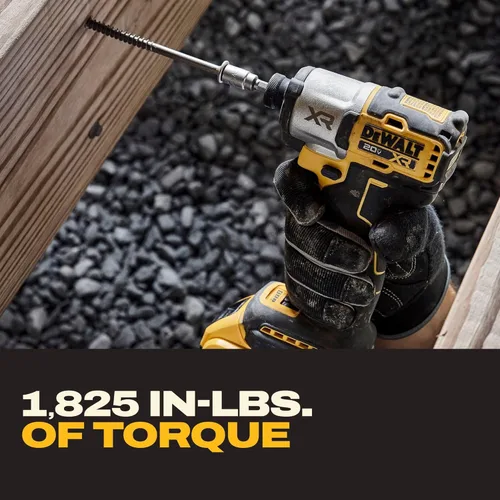 Miniatura 5 de DEWALT Atornillador de Impacto 20V MAX, Inalámbrico, 3 Velocidades, Batería y Cargador Incluidos (DCF845P1)
