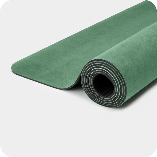 Miniatura 3 de WeGym Esterilla de yoga, esterilla de ejercicios de 4 mm acolchada para yoga, pilates, entrenamientos en casa - Esterilla de yoga de ante de Jade