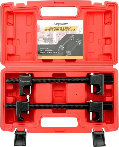 Kit de herramienta compresor de resorte Macpherson de Acymner | Herramienta universal compresora de resorte en espiral, accionamiento cuadrado de