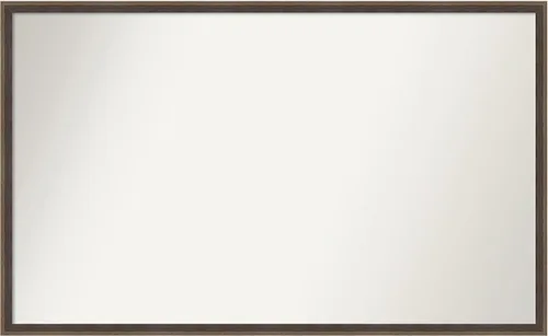 Miniatura 84 de Amanti Art Brown Bathroom Mirror for Over Sink, 23x41 Custom Made Hardwood Wedge Mocha Rectangle Vanity Mirror, Large Modern Wood Frame, Hangs