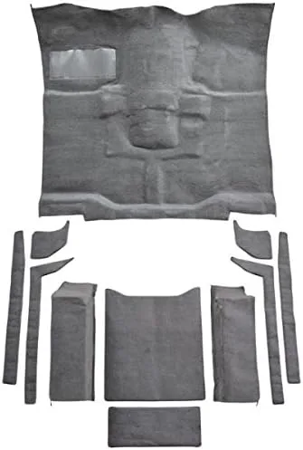 Alfombra automotriz compatible con Jeep CJ-7 de 1976 a 1986, kit completo (pila de neón púrpura 1998)