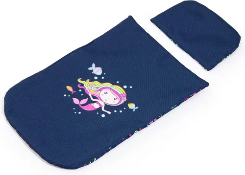 Miniatura 6 de Bayer Juego de cochecito y accesorios para cochecito de muñeca, muñeca de 18 pulgadas, azul, corazones rosados, incluye manta y bolsa de hombro