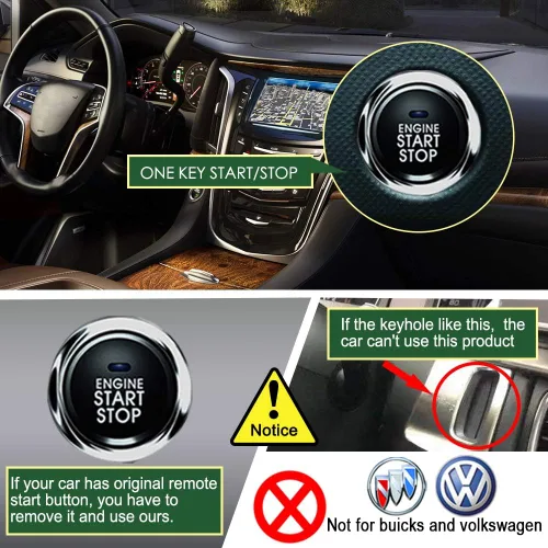 Miniatura 4 de Actualización de Coche Antiguo Entrada sin Llave Cierra Ventanas Abre Maletero Automáticamente, 3 Formas de Bloquear/Desbloquear Control por