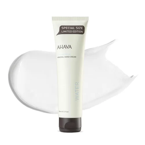 Miniatura 9 de AHAVA Crema de Manos Mineral de Agua del Mar Muerto - Hidratante de Manos para Manos Secas Agrietadas, Absorción Ligera y Rápida, Enriquecida