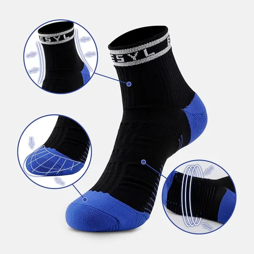 Miniatura 3 de Calcetines de ciclismo de compresión de tobillo para correr, para viajar, caminar, escalada