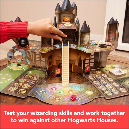 Miniatura 3 de Wizarding World Hogwarts Magical Mayhem 3D Juego de mesa Juego de Harry Potter para familias, adultos y niños a partir de 8 años