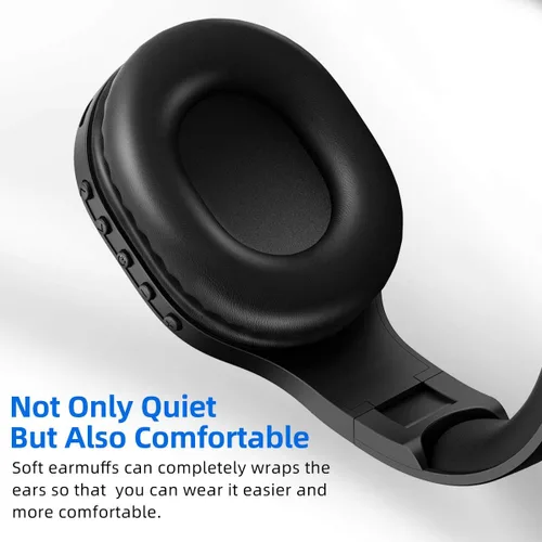 Miniatura 8 de Audífonos de Radio FM Personales Recargables y Portátiles con Mejor Recepción, Auriculares Inalámbricos con Protectores Auditivos para Correr
