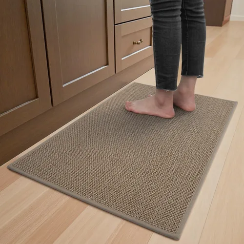 Miniatura 11 de Juego de alfombras de cocina antideslizantes y lavables, absorbentes para suelo de cocina, parte delantera del fregadero, juego de tapetes de cocina