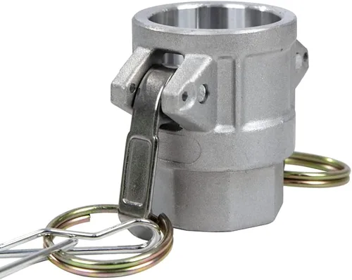 Miniatura 2 de 2 piezas de aluminio Camlock (1 pulgada D) accesorios de manguera de leva y ranura, accesorios de bloqueo de leva, acoplador hembra x rosca NPT