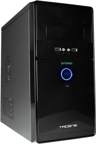 Miniatura 9 de Tacens 2FERROX, ATX Semi-Tower PC Case, ventilador lateral de 4.7 in, rejilla delantera, acero, negro