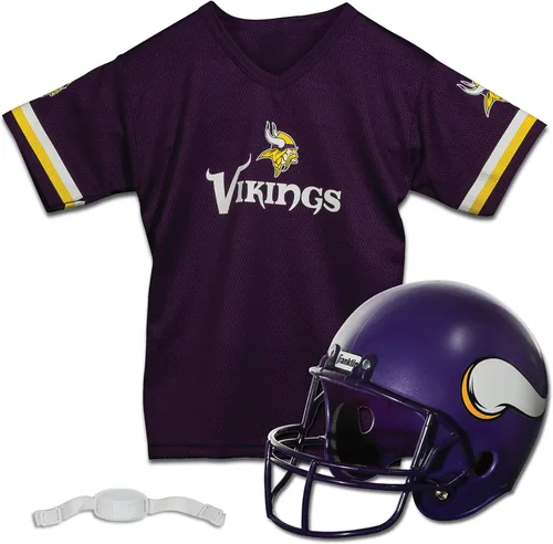 Miniatura 12 de Franklin Sports - Conjuntos de casco y camiseta para niños de la NFL - Conjuntos de uniforme de equipo juvenil de la NFL - Juego de disfraz - Casco