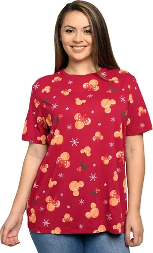 Miniatura 4 de Disney Camiseta de talla grande para mujer, diseño de Mickey Minnie Mouse, 2x